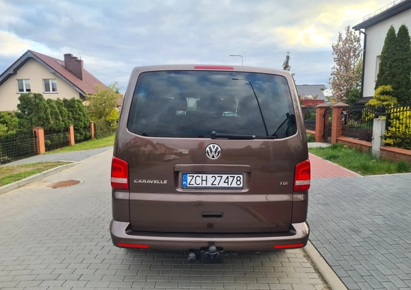 Volkswagen Caravelle cena 82900 przebieg: 230000, rok produkcji 2013 z Recz małe 137